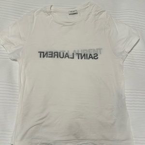 SAINT LAURENT REVERSE T-SHIRT